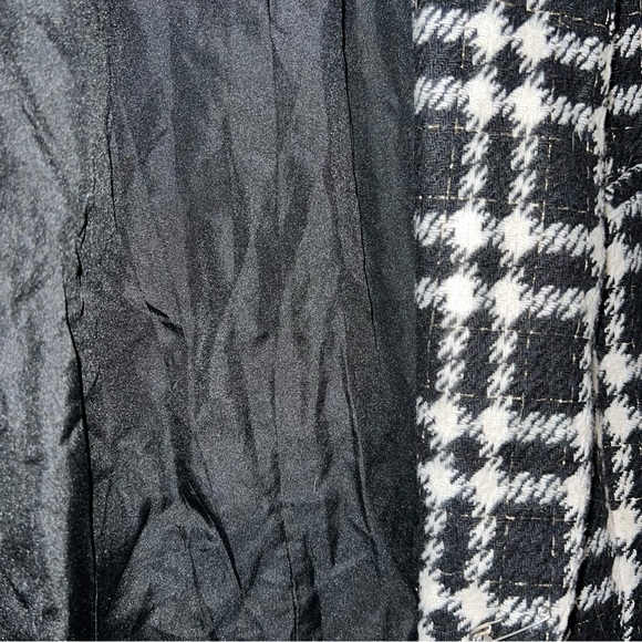 𝅺VINTAGE Relance 80’s Jacket Black and White Plead Size S - Picture 8 of 8